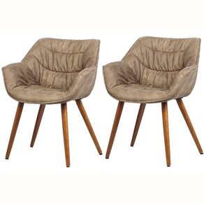 Kit-2-Cadeiras-Monica-Rivatti-em-Suede-Marrom-Vintage-Estrutura-em-Madeira-Clara