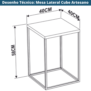 Mesa-Lateral-Quadrada-Cube-Artesano-58-cm--altura--em-MDP-Estrutura-Preta-em-Aco-Preto-Fosco--1-