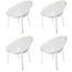 Kit-4-Poltronas-Drops-Rivatti-em-Polipropileno-Branca-Base-Desmontavel-Branca