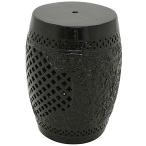 Seat-Garden-Xangai-Rivatti-em-Ceramica-com-Arte-em-Alto-Relevo-Preto