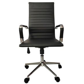 Cadeira-Giratoria-Alta-Office-Esteirinha-Rivatti-em-PU-Preta-Base-Rodizio-Cromado--1-