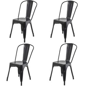 Kit-4-Cadeiras-Tolix-Iron-Titan-Rivatti-Aco-Preto