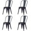 Kit-4-Cadeiras-Tolix-Iron-Titan-Rivatti-Aco-Preto-Fosco