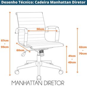 Kit-2-Cadeiras-Giratoria-Baixa-Office-Manhattan-Esteirinha-Fratini-