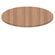 Tampo Redondo 70 cm (Largura) PE40 Pandin MDP 4,00 cm (altura) Cor Noce Naturalle