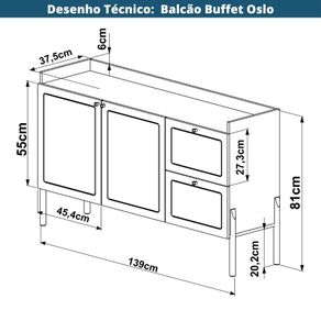 7-BALC-BUFFET-1390MM-OSLO