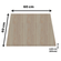 Mesa-Quadrada-Alpha-Inox-Prata-7350-cm--Altura--Tampo-MDP-Quadrado-60-cm-Nogueira-CasaBlanca--Larg-
