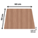 Mesa Quadrada Alpha Inox Prata 73,50 cm (Altura) Tampo MDP Quadrado 60 cm Noce Naturalle (Larg