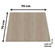 Mesa-Quadrada-Alpha-Inox-Prata-7350-cm--Altura--Tampo-MDP-Quadrado-70-cm-Nogueira-CasaBlanca--Larg-