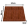 Mesa-Beta-em-Inox-7500-cm--Altura--Disco-Redondo-Tampo-MDP-Quadrado-60-cm-Escarlate--Larg-