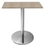 Mesa-Beta-em-Inox-7500-cm--Altura--Disco-Redondo-Tampo-MDP-PE25-Quadrado-70-cm-Nogueira-CasaBlanca