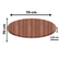 Mesa Beta em Inox 75,00 cm (Altura) Disco Redondo Tampo MDP PE25 Redondo 70 cm Walnut