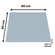 Mesa Beta Big em Inox 75,00 cm (Altura) Disco Redondo Tampo MDP Quadrado 80 cm Cinza