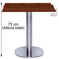 Mesa-Beta-Big-em-Inox-7500-cm--Altura--Disco-Redondo-Tampo-MDP-Quadrado-80-cm-Escarlate