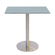 Mesa Bistrô Beta 112,50 cm (Altura) Tampo MDP PE25 Quadrado 60 cm Cinza
