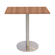Mesa Bistrô Beta 112,50 cm (Altura) Tampo MDP PE25 Quadrado 60 cm Noce Naturalle Mesa Bistrô Beta 112,50 cm (Altura) Tampo MDP PE25 Quadrado 60 cm Noce Naturalle