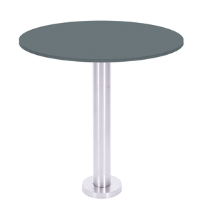 Mesa-Beta-Fixa-Inox-7150-cm--Alt--Disco-Redondo-tampo-grafito Mesa-Beta-Fixa-Inox-7150-cm--Alt--Disco-Redondo-tampo-grafito