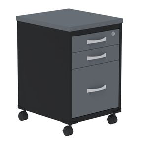 Gaveteiro-Volante-3-gavetas-Preto-Cinza
