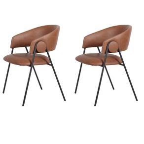 Cadeira-Toulouse-PU-Caramelo