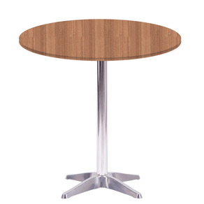 Mesa-Delta-em-Aluminio-75-cm--Alt--Base-em-X---naturale-nuce--redondo Mesa-Delta-em-Aluminio-75-cm--Alt--Base-em-X---naturale-nuce--redondo