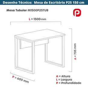 Mesa-Escritorio-P25-Tubular-150cm-x-60-cm-tampo150