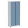 Armario-Alto-2-portas-Pandin-90-cm--Largura--Inmetro-Estrutura-e-Portas-Aco-Cinza-c--Chave-Fechado-de-Lado