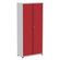 Armario-Alto-2-portas-Pandin-90-cm--Largura--Inmetro-Estrutura-e-Portas-Aco-Cinza-c--Chave-Fechado-de-Lado