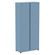 Armario-Alto-2-portas-Pandin-90-cm--Largura--Inmetro-Estrutura-e-Portas-Aco-Cinza-c--Chave-Fechado-de-Lado