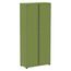 Armario-Alto-2-portas-Pandin-90-cm--Largura--Inmetro-Estrutura-e-Portas-Aco-Cinza-c--Chave-Aberto-de-Lado