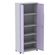 Armario-Alto-2-portas-Pandin-90-cm--Largura--Inmetro-Estrutura-e-Portas-Aco-Cinza-c--Chave-Aberto-de-Lado
