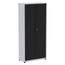 Armario-Alto-2-portas-Pandin-80-cm--Largura--Inmetro-Estrutura-e-Portas-Aco-Cinza-c--Chave-Fechado-de-Lado