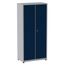Armario-Alto-2-portas-Pandin-80-cm--Largura--Inmetro-Estrutura-e-Portas-Aco-Cinza-c--Chave-Fechado-de-Lado