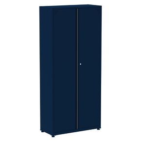 Armario-Alto-2-portas-Pandin-80-cm--Largura--Inmetro-Estrutura-e-Portas-Aco-Cinza-c--Chave-Fechado-de-Lado