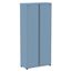 Armario-Alto-2-portas-Pandin-80-cm--Largura--Inmetro-Estrutura-e-Portas-Aco-Cinza-c--Chave-Fechado-de-Lado