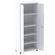 Armario-Alto-2-portas-Pandin-80-cm--Largura--Inmetro-Estrutura-e-Portas-Aco-Cinza-c--Chave-Aberto-de-Lado