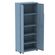Armario-Alto-2-portas-Pandin-80-cm--Largura--Inmetro-Estrutura-e-Portas-Aco-Cinza-c--Chave-Aberto-de-Lado