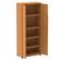 Armario-Alto-2-portas-Pandin-80-cm--Largura--Inmetro-Estrutura-e-Portas-Aco-Cinza-c--Chave-Aberto-de-Lado