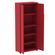 Armario-Alto-2-portas-Pandin-80-cm--Largura--Inmetro-Estrutura-e-Portas-Aco-Cinza-c--Chave-Aberto-de-Lado