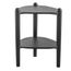 Mesa-Lateral-de-Apoio-Organica-Artesano-45-cm--Largura--em-MDP-Nero--Preto--Pes-Madeira-Macica