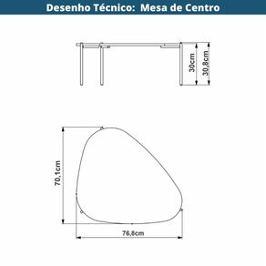 Mesa-de-Centro-Organica-Artesano-77-cm--Largura--em-MDP-Hanover--Mel--e-Pes-em-Aco-Dourado-Desenho-Tecnico
