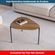 Mesa-de-Centro-Organica-Artesano-59-cm--Largura--em-MDP-Hanover--Mel--e-Pes-em-Aco-Preto