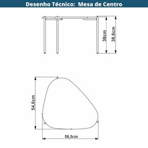 Mesa-de-Centro-Organica-Artesano-59-cm--Largura--em-MDP-Hanover--Mel--e-Pes-em-Aco-Preto-Desenho-Tecnico