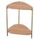 Mesa-Lateral-de-Apoio-Organica-Artesano-45-cm--Largura--em-MDP-Hanover--Mel--e-Pes-em-Aco-Dourado