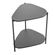 Mesa-Lateral-de-Apoio-Organica-Artesano-45-cm--Largura--em-MDP-Nero--Preto--e-Pes-em-Aco-Preto Mesa-Lateral-de-Apoio-Organica-Artesano-45-cm--Largura--em-MDP-Nero--Preto--e-Pes-em-Aco-Preto