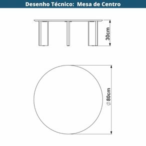 Mesa-de-Centro-Redonda-Organica-Chanfrada-Artesano-80-cm--Larg--MDP-Hanover--Mel--Pes-Madeira-Macica-Desenho-Tecnico
