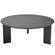 Mesa-de-Centro-Redonda-Organica-Chanfrada-Artesano-80-cm--Larg--MDP-Nero--Preto--Pes-Madeira-Macica