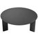 Mesa-de-Centro-Redonda-Organica-Chanfrada-Artesano-80-cm--Larg--MDP-Nero--Preto--Pes-Madeira-Macica