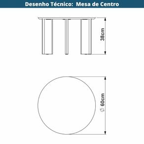 Mesa-de-Centro-Redonda-Organica-Chanfrada-Artesano-60-cm--Larg--MDP-Hanover--Mel--Pes-Madeira-Macica-Desenho-Tecnico