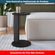 Mesa-Lateral-de-Apoio-Organica-Chanfrada-Artesano-35-cm--Larg--MDP-Nero--Preto--Pes-Madeira-Macica--Ambientada Mesa-Lateral-de-Apoio-Organica-Chanfrada-Artesano-35-cm--Larg--MDP-Nero--Preto--Pes-Madeira-Macica--Ambientada
