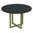 Mesa-de-Reuniao-Redonda-P25-Pandin-110-cm--Largura--Tampo-MDP-Preto-Pe-Aco-Tubular-Verde-Miro